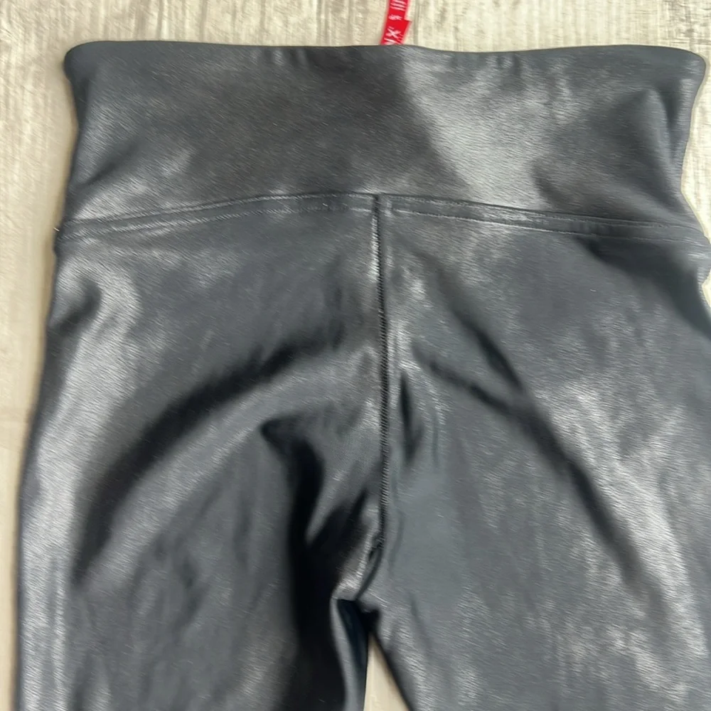 SPANX Faux Leather Leggings‎ Women’s Size S Small Black